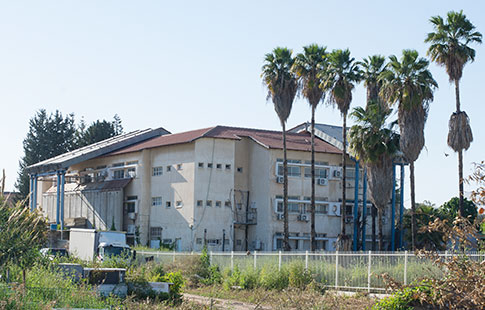 Missile protected school in Sderot Israel.
